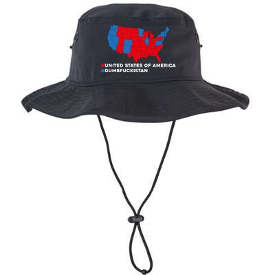 Funny Dumbfuckistan Shirt Election Map United States Of America Dumbfuckistan Legacy Cool Fit Booney Bucket Hat