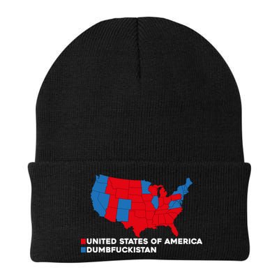 Funny Dumbfuckistan Shirt Election Map United States Of America Dumbfuckistan Beanie