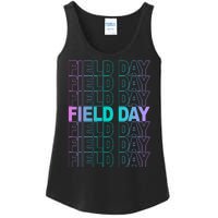 Field Day School Neon Retro Ladies Essential Tank