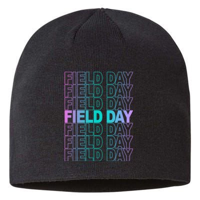 Field Day School Neon Retro Sustainable Beanie