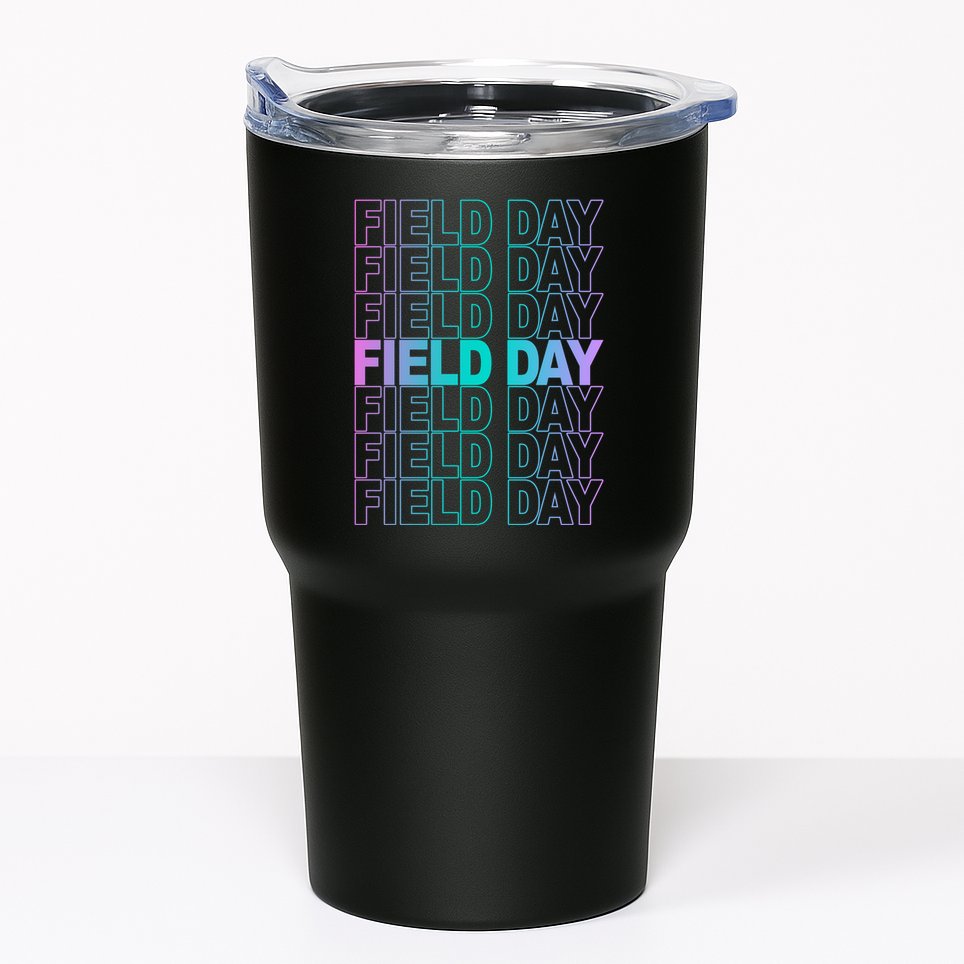 Field Day School Neon Retro Tumbler