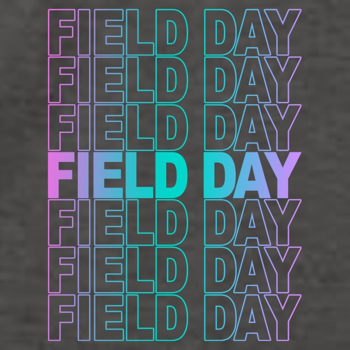 Field Day School Neon Retro Vector Backpack