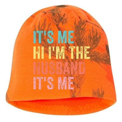 Fathers Day Shirts Its Me Hi Im The Husband Its Me Kati - Camo Knit Beanie