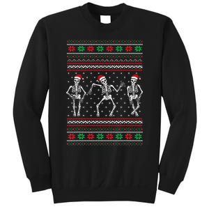 Funny Dancing Skeletons Ugly Christmas Sweater Sweatshirt