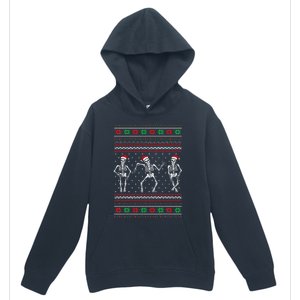 Funny Dancing Skeletons Ugly Christmas Sweater Urban Pullover Hoodie