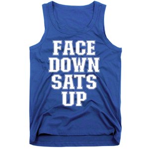 Face Down Sats Up Funny Respiratory Therapist Therapy Cute Gift Tank Top