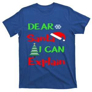 Funny Dear Santa I Can Explain Christmas Xmas Sweater Jumper Gift T-Shirt