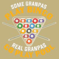 Father's Day Some Grandpas Play Bingo Billiards Dad Gift For Dad Cooling Performance Crew T-Shirt