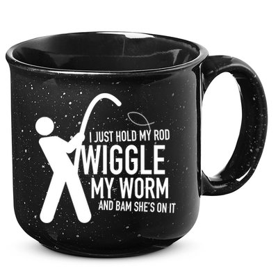 Fishing Dirty Sexual Humor 15oz Campfire Ceramic Mug