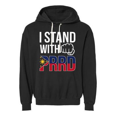 Free Duterte Supporter President Rodrigo Digong Duterte  Garment-Dyed Fleece Hoodie