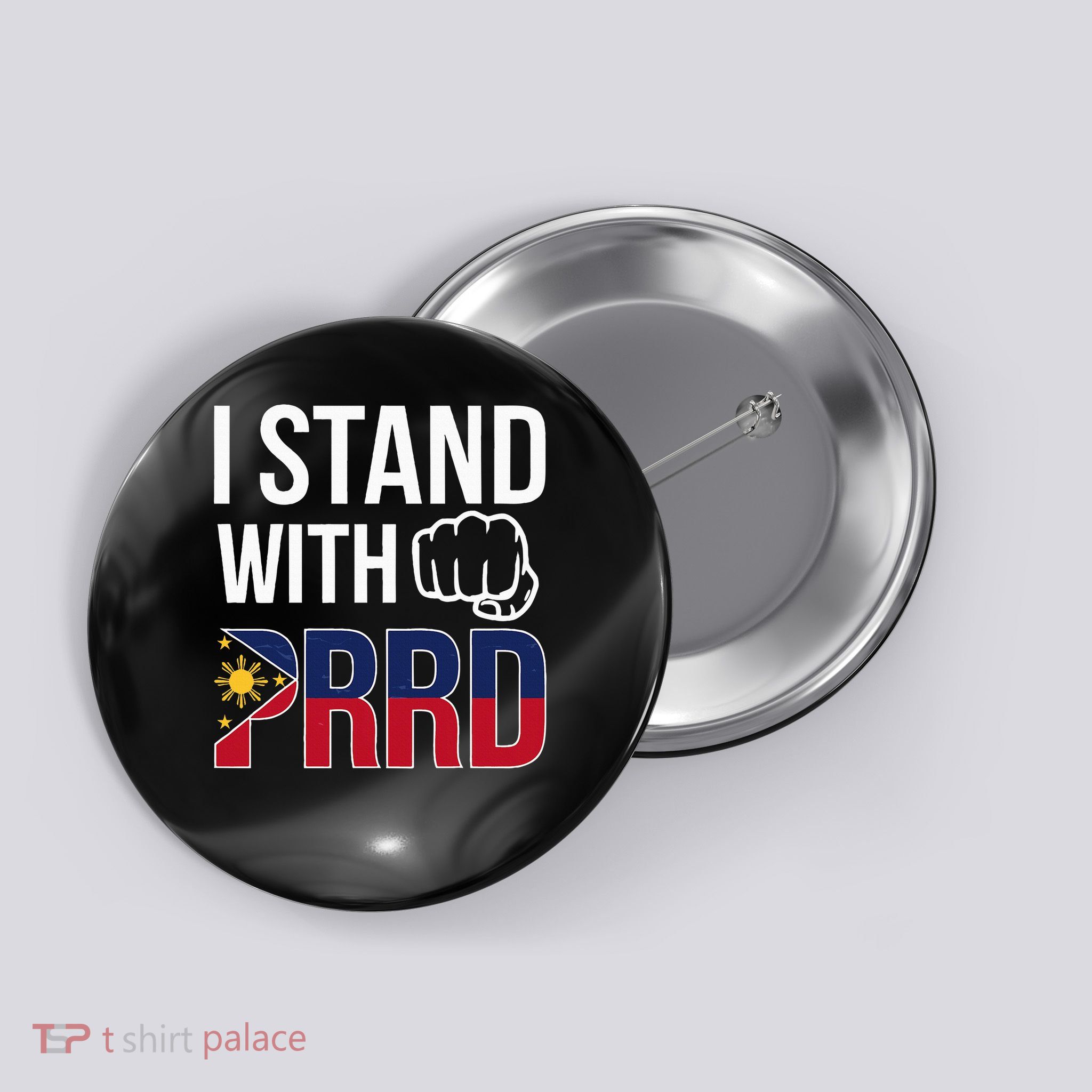 Free Duterte Supporter President Rodrigo Digong Duterte  Button