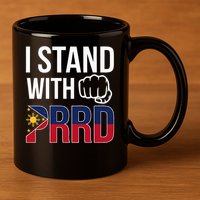 Free Duterte Supporter President Rodrigo Digong Duterte  11oz C Handle Ceramic Mug