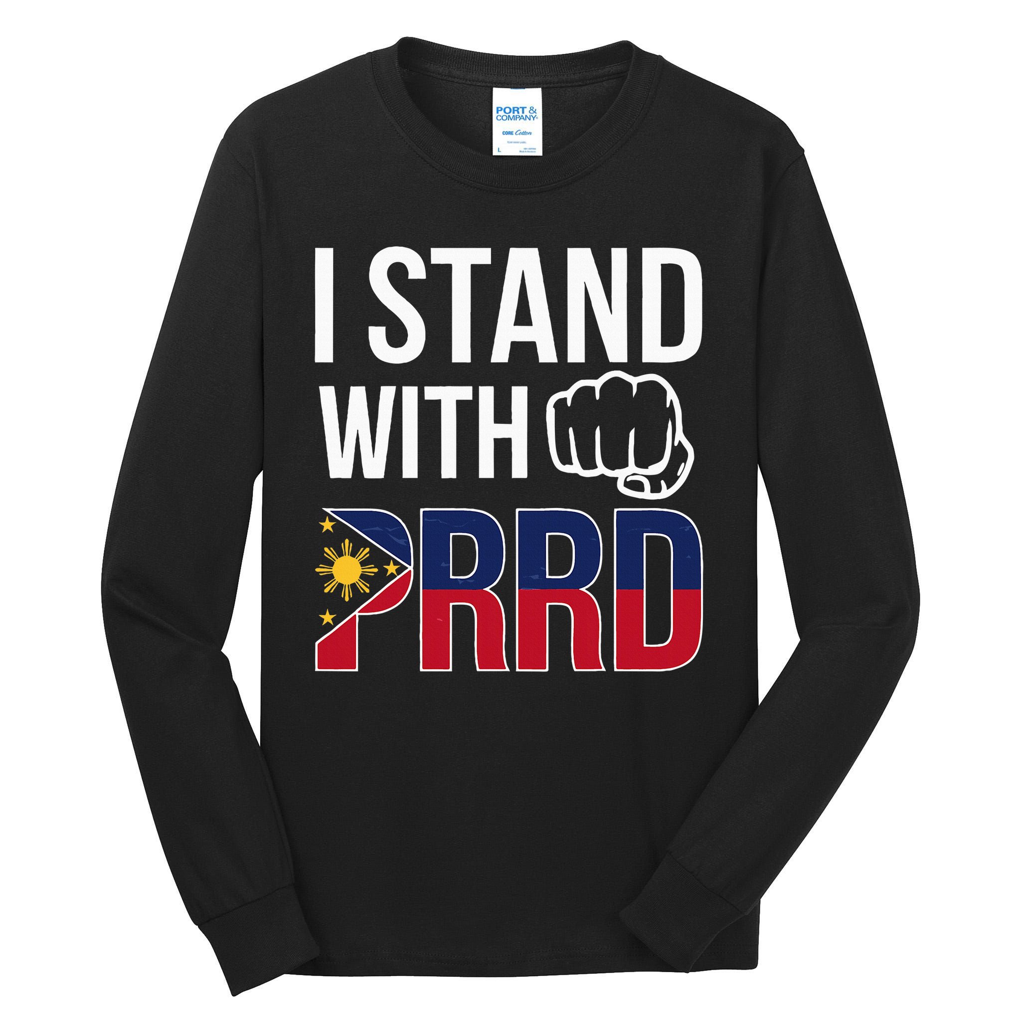 Free Duterte Supporter President Rodrigo Digong Duterte  Tall Long Sleeve T-Shirt