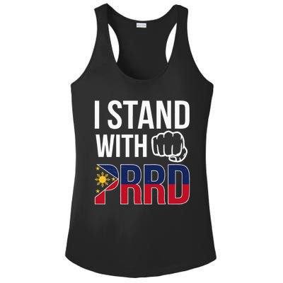 Free Duterte Supporter President Rodrigo Digong Duterte  Ladies PosiCharge Competitor Racerback Tank