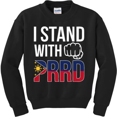 Free Duterte Supporter President Rodrigo Digong Duterte  Kids Sweatshirt