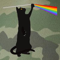 Funny Dark Side Of The Cat Legacy Tie Dye Trucker Hat
