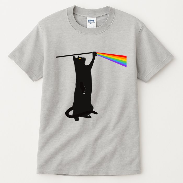 Funny Dark Side Of The Cat Tall T-Shirt