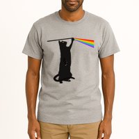 Funny Dark Side Of The Cat Tall T-Shirt