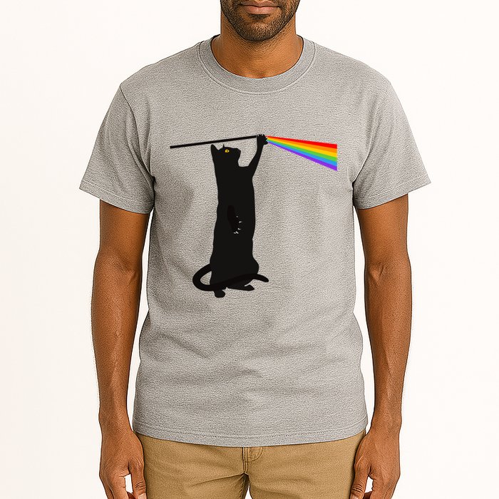 Funny Dark Side Of The Cat Tall T-Shirt