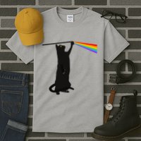 Funny Dark Side Of The Cat Tall T-Shirt