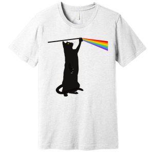 Funny Dark Side Of The Cat Premium T-Shirt