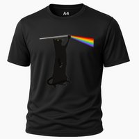 Funny Dark Side Of The Cat Performance Shirt