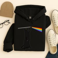 Funny Dark Side Of The Cat Hoodie