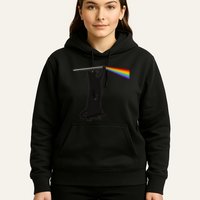 Funny Dark Side Of The Cat Hoodie