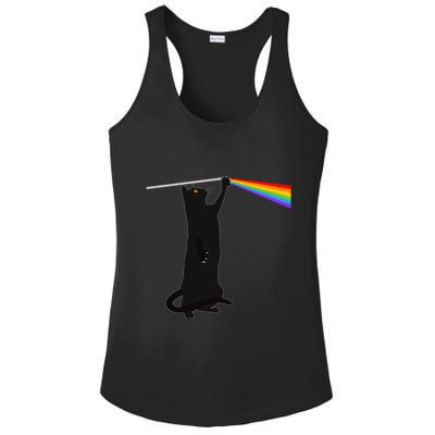 Funny Dark Side Of The Cat Ladies PosiCharge Competitor Racerback Tank