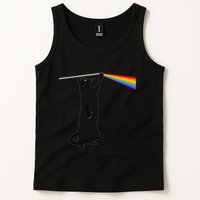 Funny Dark Side Of The Cat Tank Top