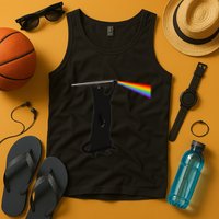 Funny Dark Side Of The Cat Tank Top