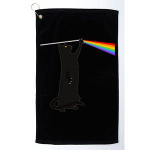 Funny Dark Side Of The Cat Platinum Collection Golf Towel