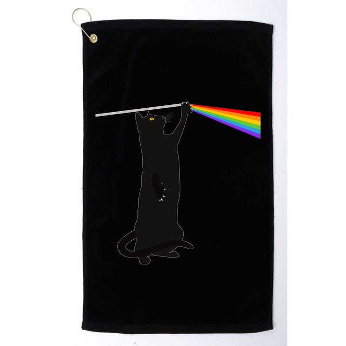 Funny Dark Side Of The Cat Golf Towel