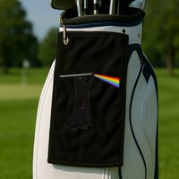 Funny Dark Side Of The Cat Golf Towel
