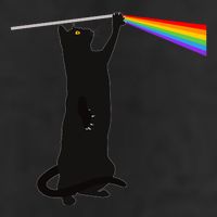 Funny Dark Side Of The Cat Golf Towel