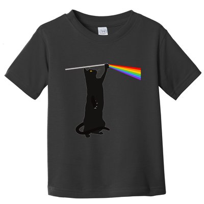 Funny Dark Side Of The Cat Toddler T-Shirt