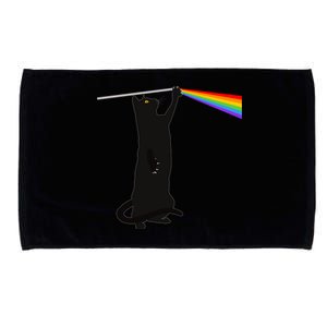 Funny Dark Side Of The Cat Microfiber Hand Towel