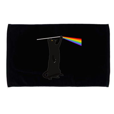 Funny Dark Side Of The Cat Microfiber Hand Towel