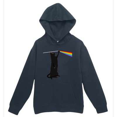 Funny Dark Side Of The Cat Urban Pullover Hoodie