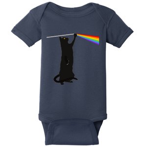 Funny Dark Side Of The Cat Baby Bodysuit