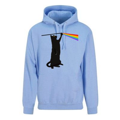 Funny Dark Side Of The Cat Unisex Surf Hoodie