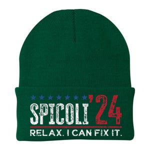 Funny Distressed Spicoli 24 Spicoli 2024 relax I can fix it Knit Cap Winter Beanie