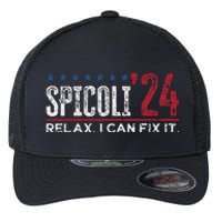 Funny Distressed Spicoli 24 Spicoli 2024 relax I can fix it Flexfit Unipanel Trucker Cap