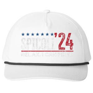 Funny Distressed Spicoli 24 Spicoli 2024 relax I can fix it Snapback Five-Panel Rope Hat