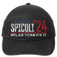 Funny Distressed Spicoli 24 Spicoli 2024 relax I can fix it 7-Panel Snapback Hat