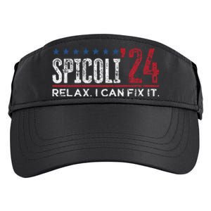 Funny Distressed Spicoli 24 Spicoli 2024 relax I can fix it Adult Drive Performance Visor