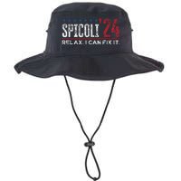 Funny Distressed Spicoli 24 Spicoli 2024 relax I can fix it Legacy Cool Fit Booney Bucket Hat