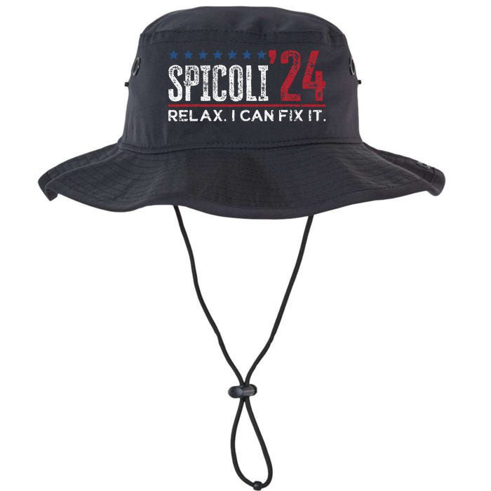 Funny Distressed Spicoli 24 Spicoli 2024 relax I can fix it Legacy Cool Fit Booney Bucket Hat