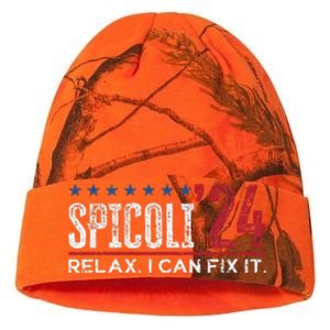 Funny Distressed Spicoli 24 Spicoli 2024 relax I can fix it Kati Licensed 12" Camo Beanie