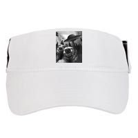 Funny Dogs Selfie With UFOs Adult Drive Performance Visor